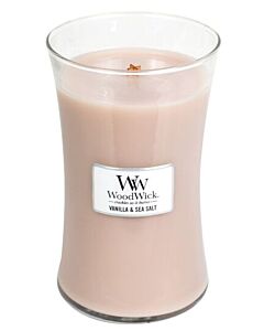 Woodwick Large Jar Vanilla & Sea Salt